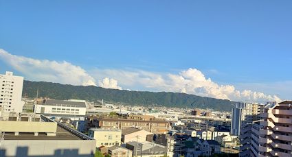 2025年初秋の生駒山